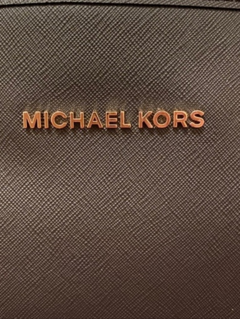 Michael Kors Jetset Jet Set Medium Black Leather Tote Shoulder Bag Gold Hardware - Picture 5 of 8